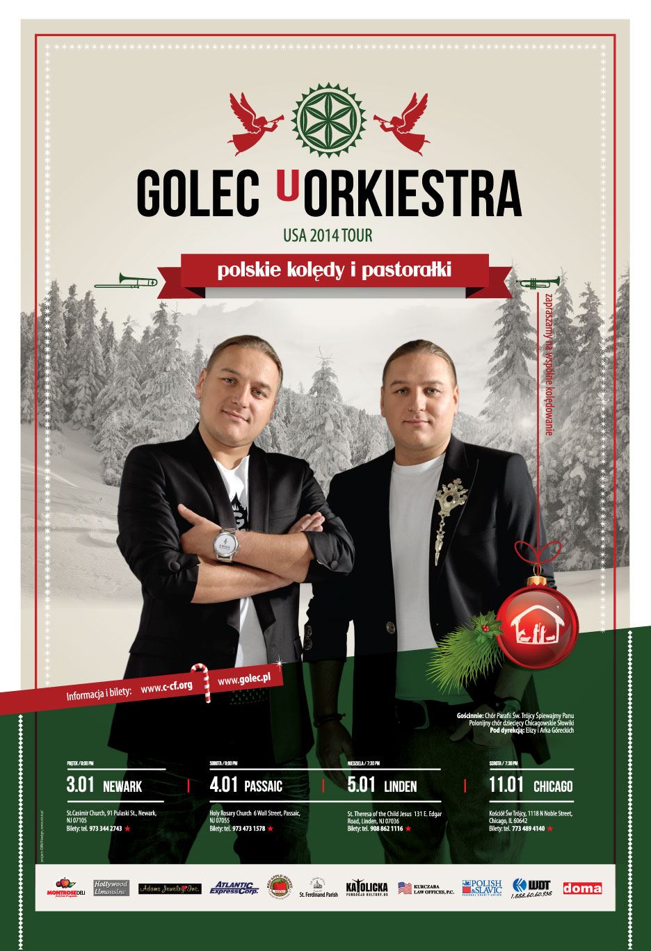 plakat Golec uOrkiestra - 2014 tour